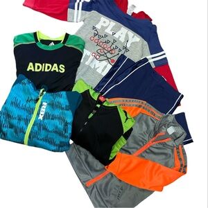 Boys size 3 athletic bundle lot Puma , Reebok hoodie , jacket bundle